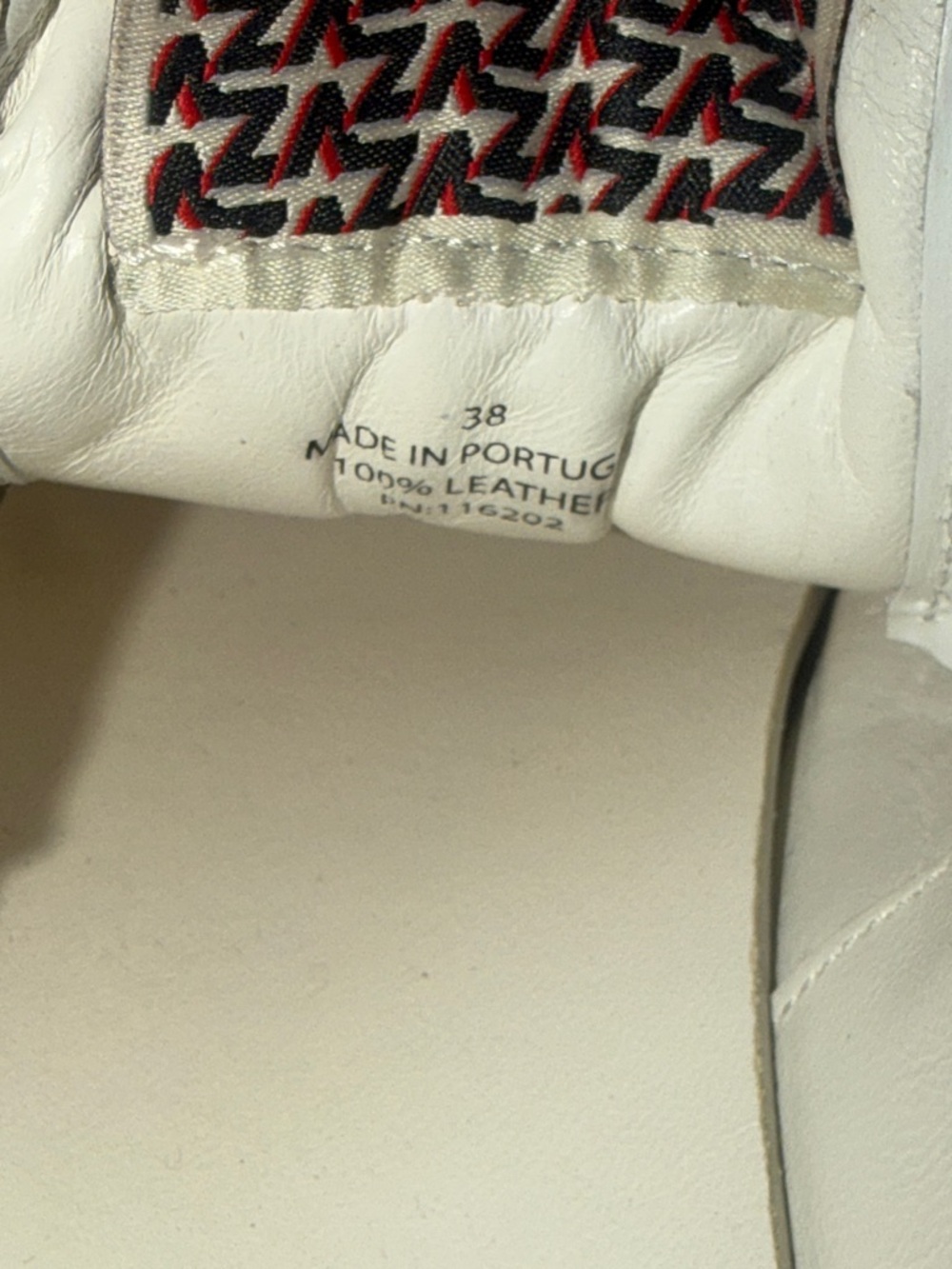 ZADIG & VOLTAIRE blanc sneaker in white/ tan soles size 38/ US 8 - Picture 8 of 11